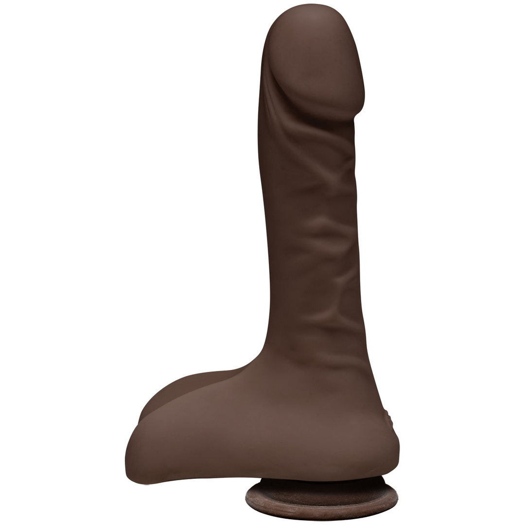 Super D - Realistische ULTRASKYN Dildo met Ballen - 9 / 22 cm