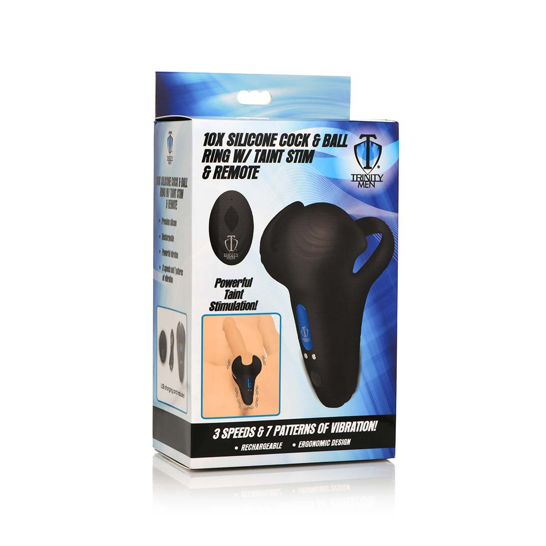 Siliconen penis en bal ring met afstandsbediening - Image 2
