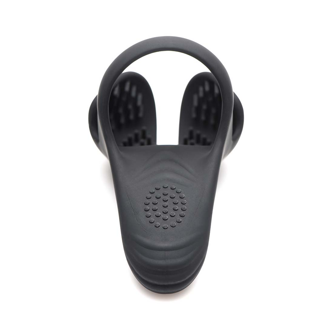 Siliconen penis en bal ring met afstandsbediening - Image 3